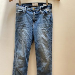 FRAME denim straight leg jeans